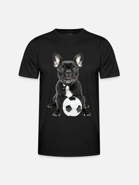 Bouledogue français - T-shirt sport Homme - noir