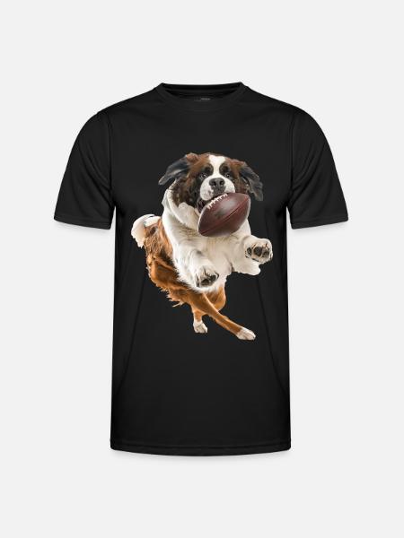 Saint Bernard - Men's Functional T-Shirt - black