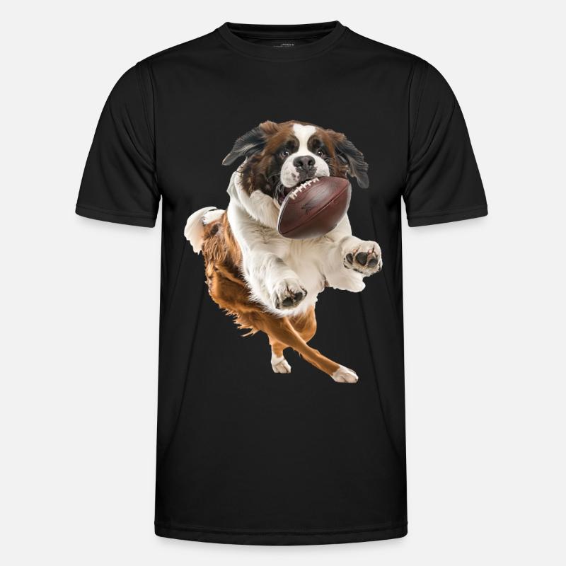 Saint Bernard - Men's Functional T-Shirt - black