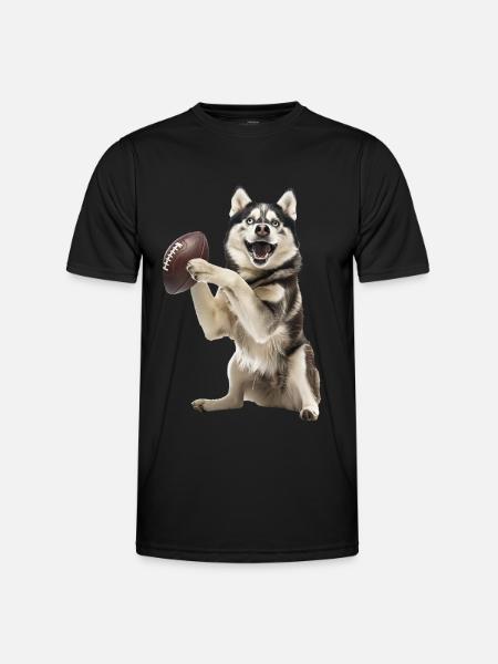 Siberian Husky - Men's Functional T-Shirt - black