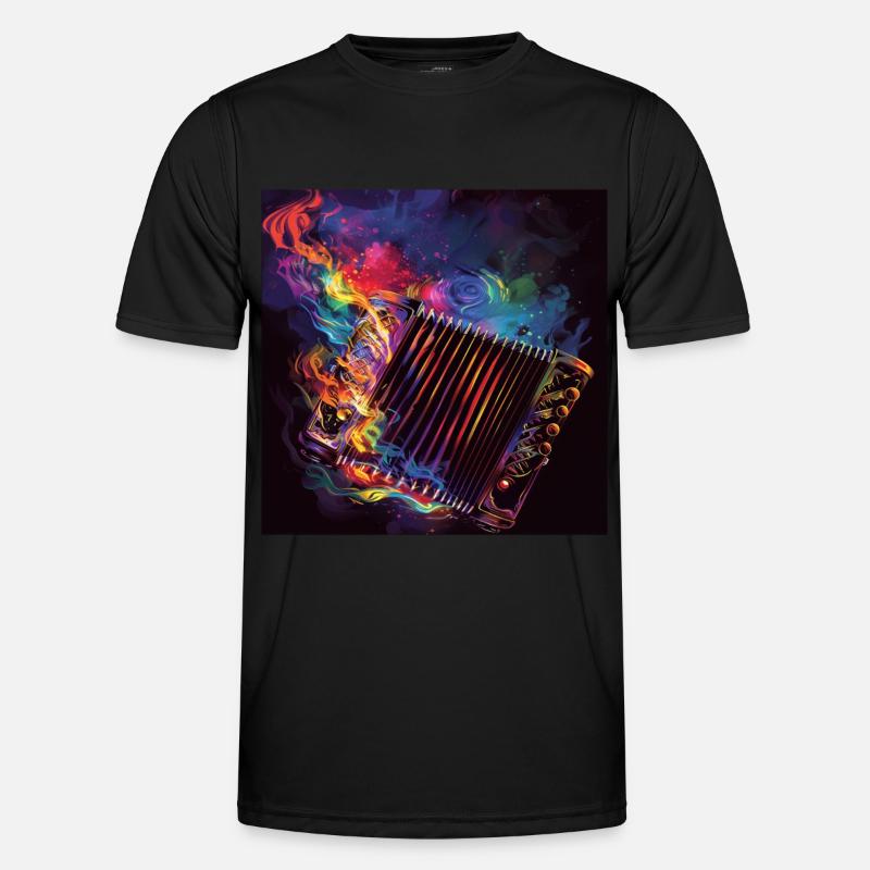 Akkordeon Männer Funktions-T-Shirt