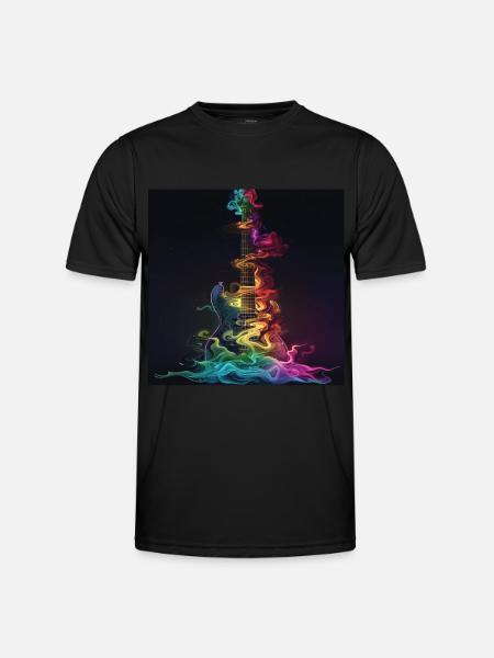 Guitar - Men's Functional T-Shirt - black