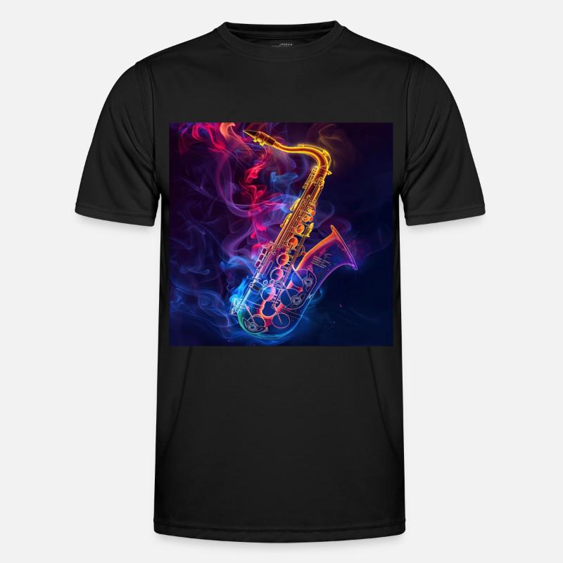 Saxophone T-shirt sport Homme