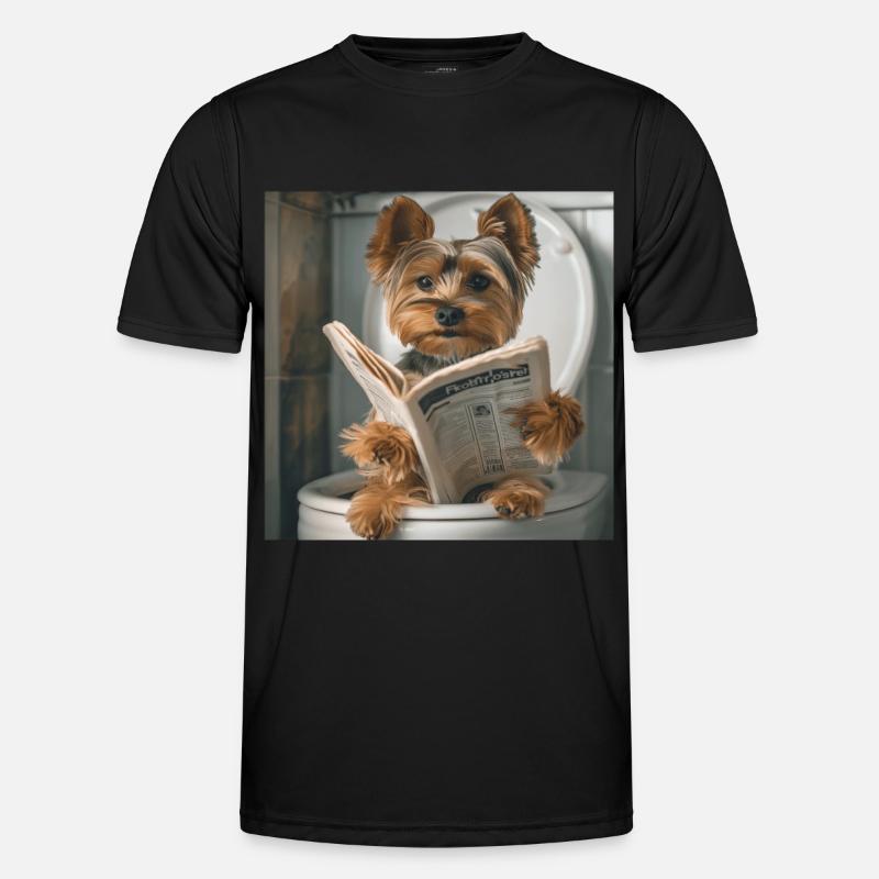 Yorkshire Terrier Männer Funktions-T-Shirt