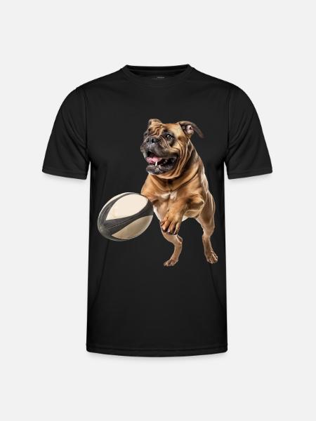 Bullmastiff - Männer Funktions-T-Shirt - Schwarz