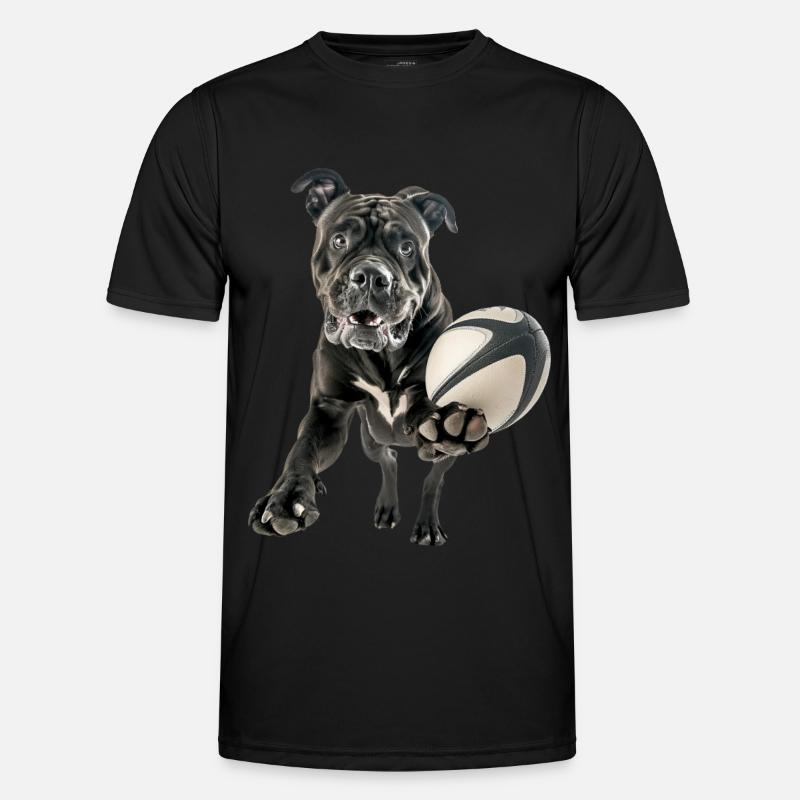Cane Corso - Männer Funktions-T-Shirt - Schwarz