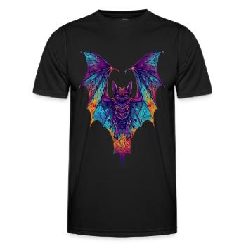 Schläger - Männer Funktions-T-Shirt - Schwarz - Vorne - AI Model Male 178 dark (178cm)
