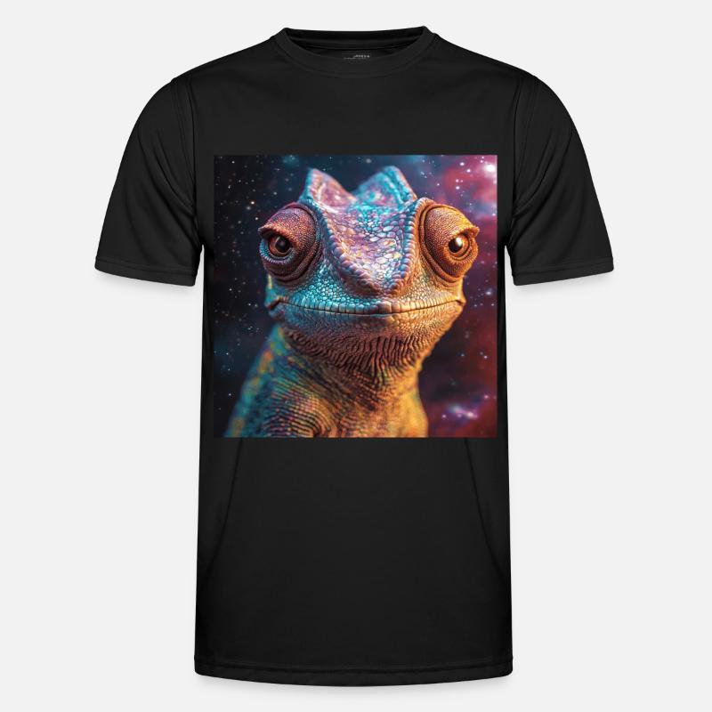 Chamäleon Männer Funktions-T-Shirt