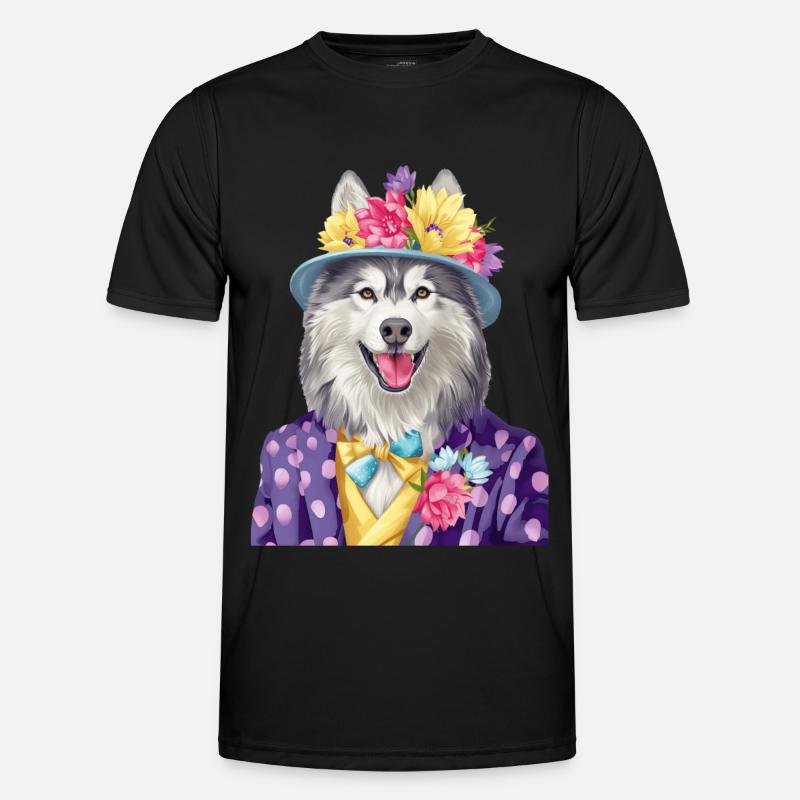 Alaskan Malamute Männer Funktions-T-Shirt