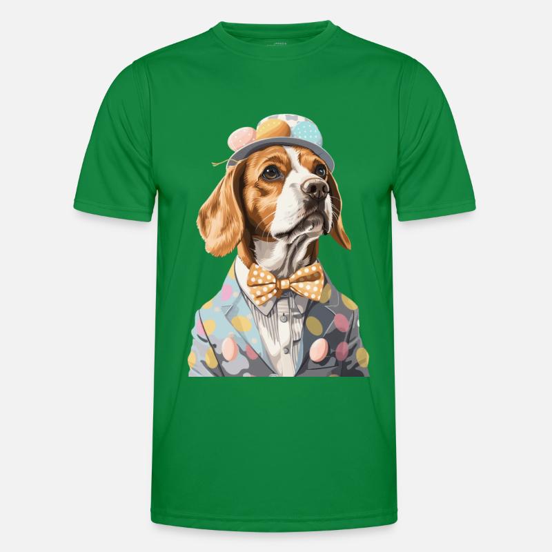 Beagle Männer Funktions-T-Shirt