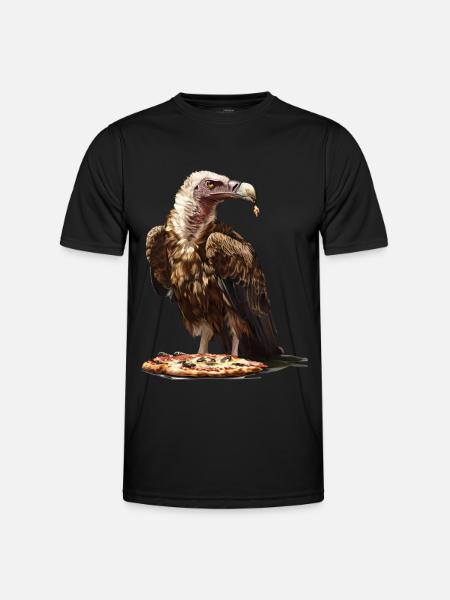 Geier - Männer Funktions-T-Shirt - Schwarz