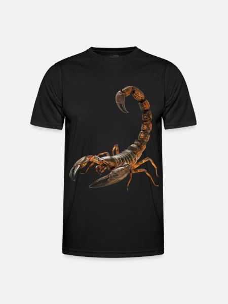 Skorpion - Männer Funktions-T-Shirt - Schwarz