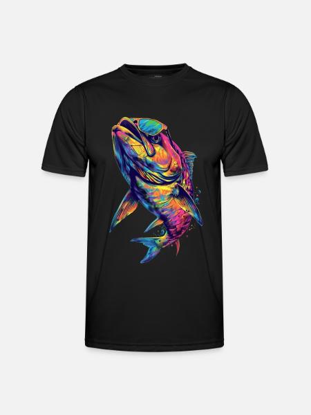 Tarpon - Männer Funktions-T-Shirt - Schwarz