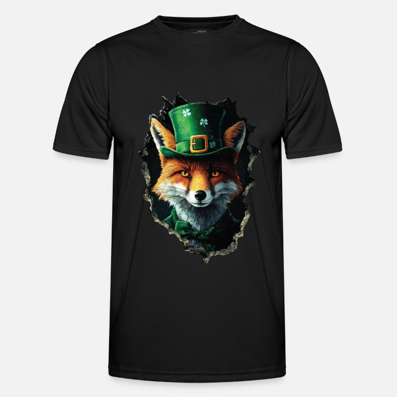 St. Patrick Fuchs Männer Funktions-T-Shirt