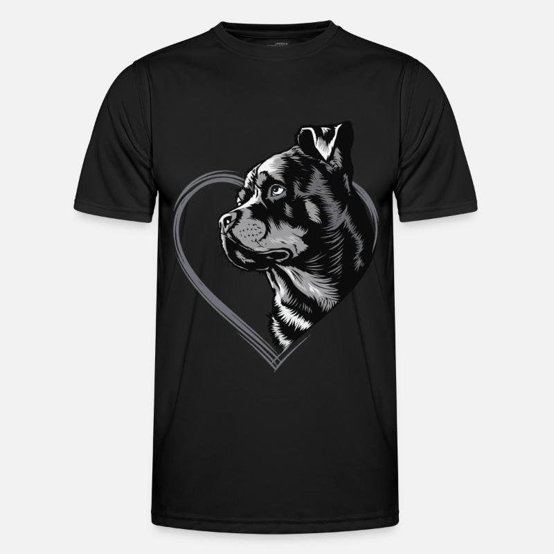 Rottweiler Männer Funktions-T-Shirt