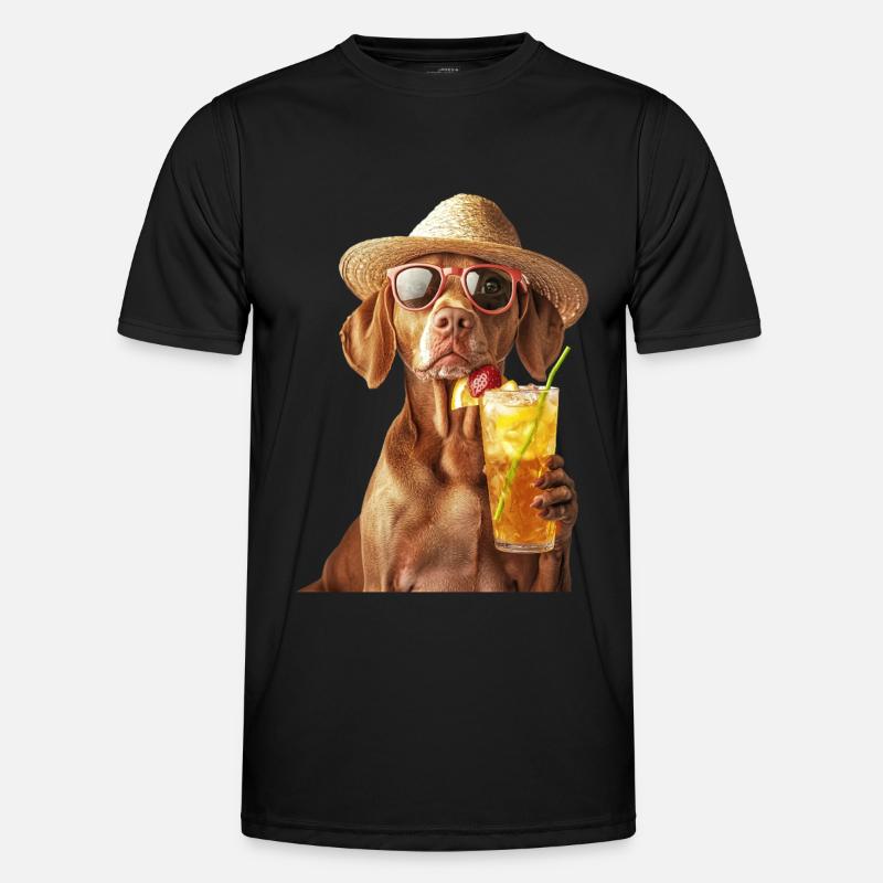Vizsla Männer Funktions-T-Shirt