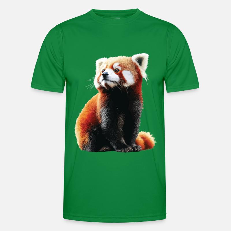 Roter Panda Männer Funktions-T-Shirt