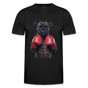 Cane Corso - Männer Funktions-T-Shirt - Schwarz - Vorne - AI Model Male 178 dark (178cm)
