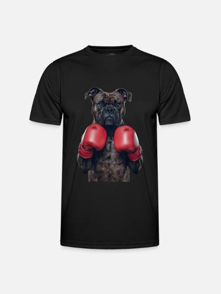 Cane Corso - Männer Funktions-T-Shirt - Schwarz