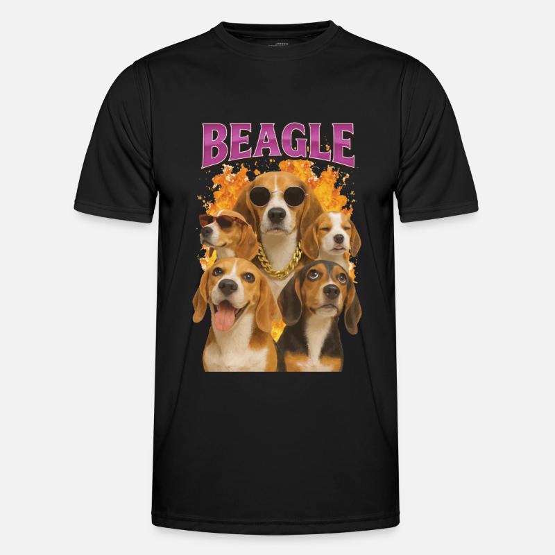 Beagle Männer Funktions-T-Shirt