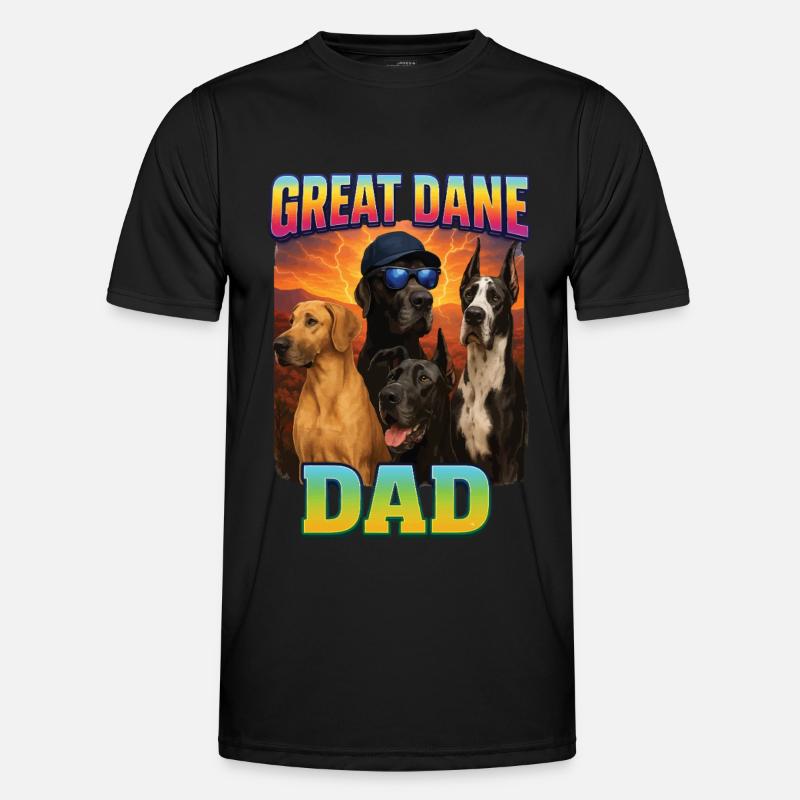 Deutsche Dogge Männer Funktions-T-Shirt