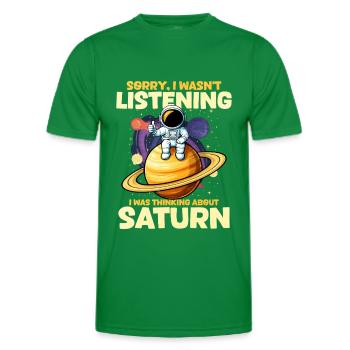 Saturne - T-shirt sport Homme - vert - Devant - AI Model Male 178 dark (178cm)