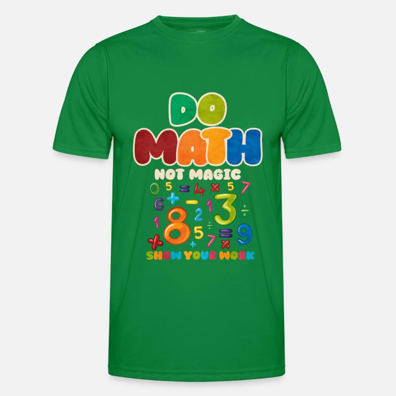 Mathe Männer Funktions-T-Shirt
