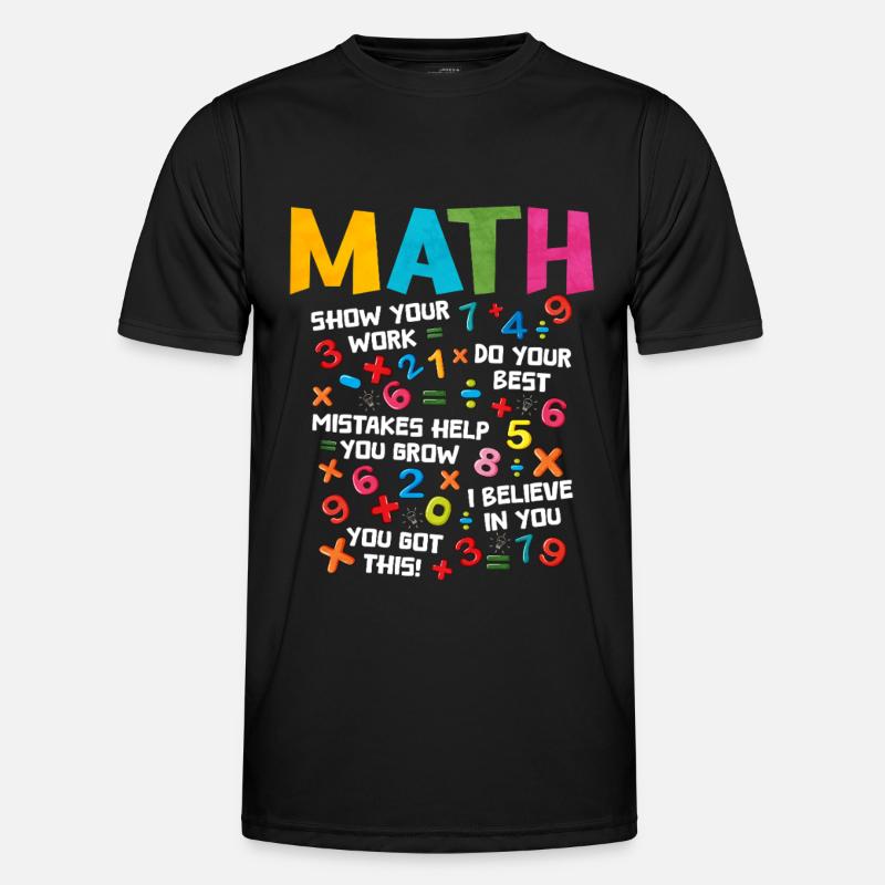 Math - Men's Functional T-Shirt - black