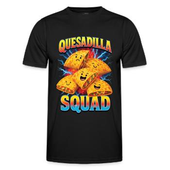 Quesadilla - Men's Functional T-Shirt - black - Front - AI Model Male 178 dark (178cm)
