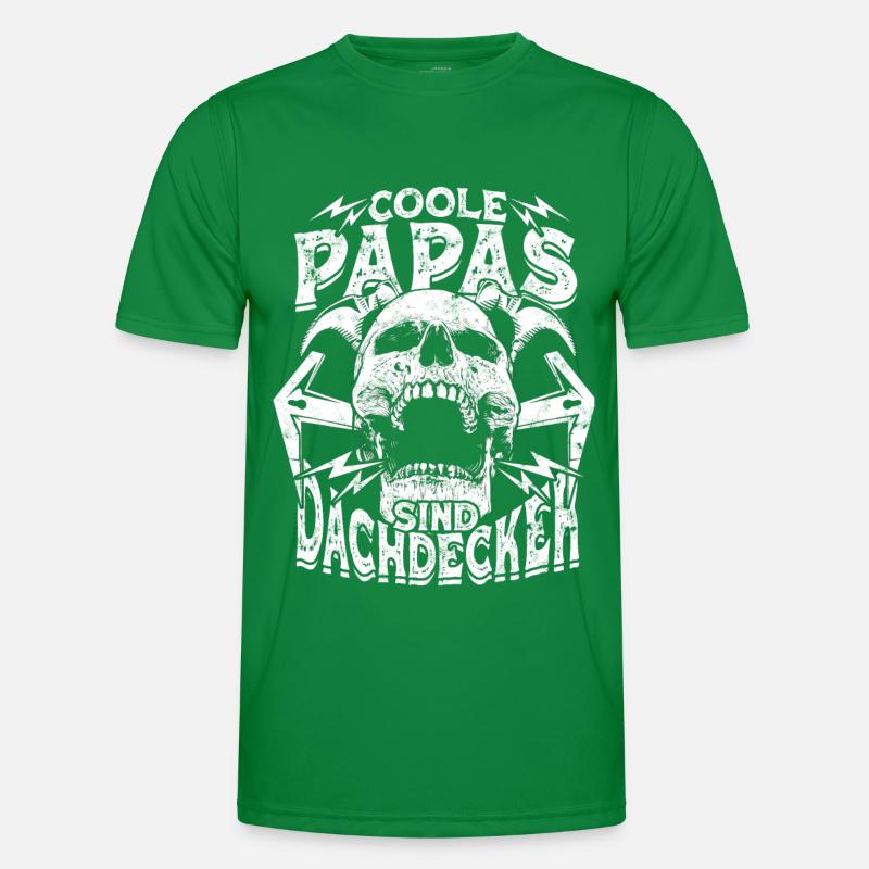 Coole Papas Sind Dachdecker Geschenk Beruf Dach Männer Funktions-T-Shirt