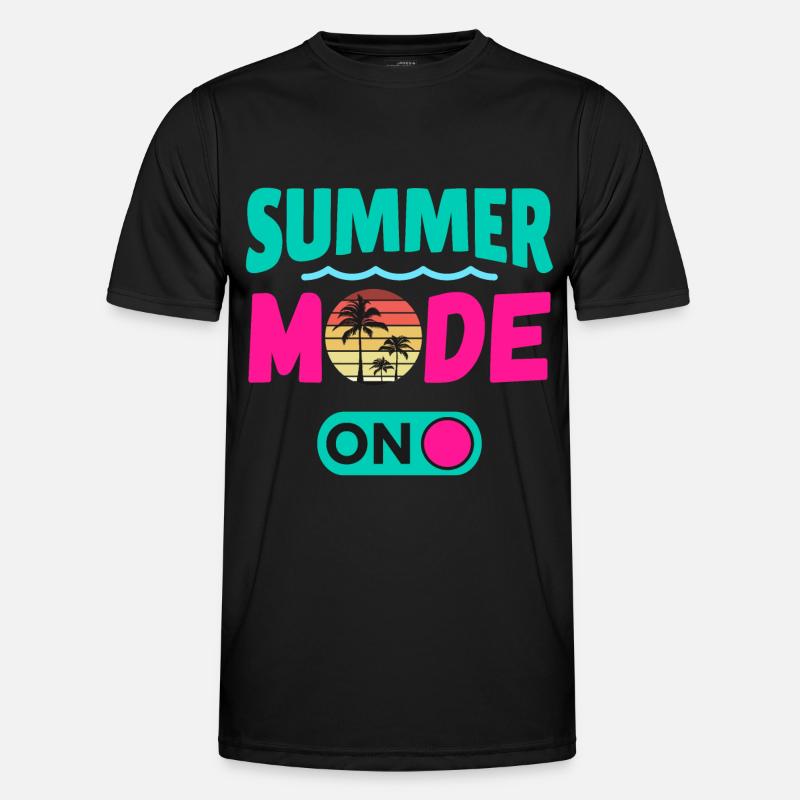 Summer Mode On - Men's Functional T-Shirt - black