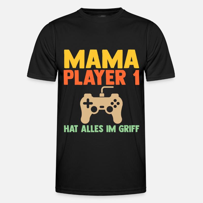 Mutter Team Mama Männer Funktions-T-Shirt