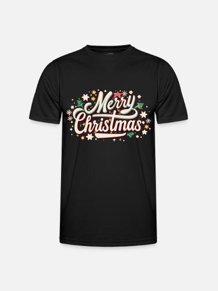 Joyeux Noël - Joyeux Noël! - T-shirt sport Homme - noir