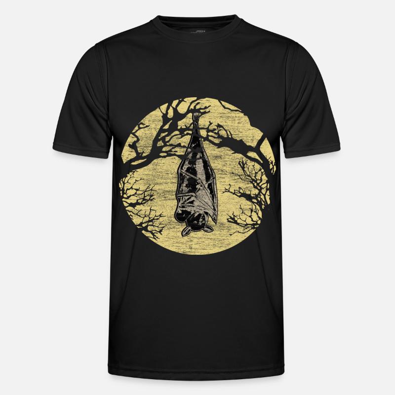Bat Blood Night Active - Men's Functional T-Shirt - black