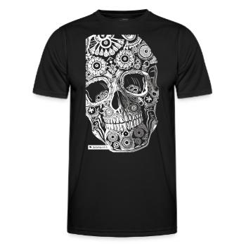 Gothic Statement - Deine Dunkle Seite mit Stil - Männer Funktions-T-Shirt - Schwarz - Vorne - AI Model Male 178 dark (178cm)