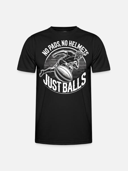 Maillot Rugby Saying - T-shirt sport Homme - noir