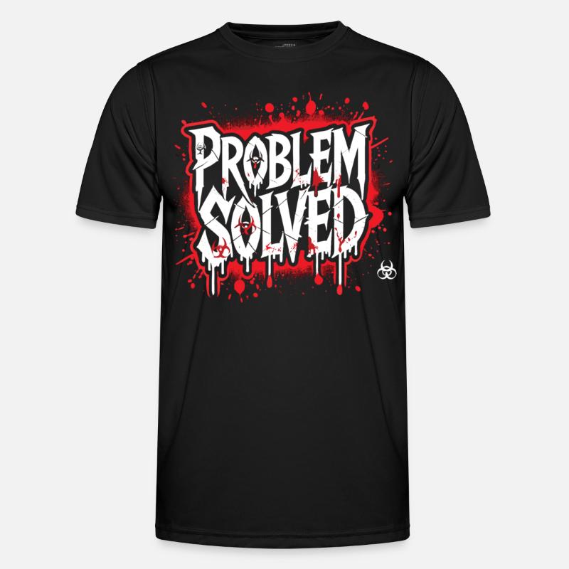 Shocking Solution - Problem Solved - Men's Functional T-Shirt - black
