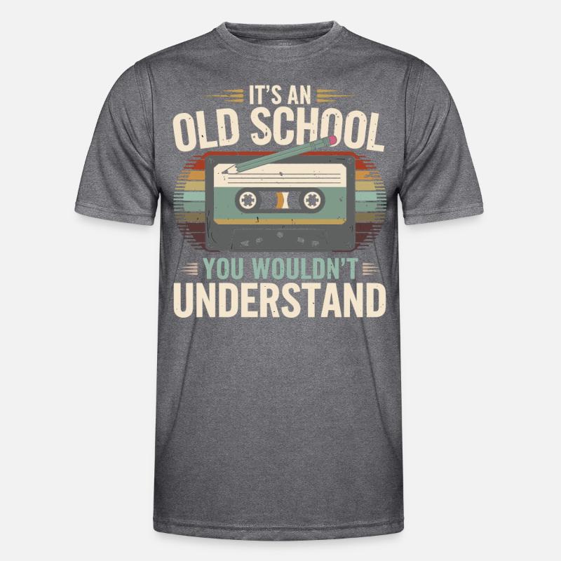 Retro Mixtape – Oldschool Vibes for Nostalgics Men's Functional T-Shirt