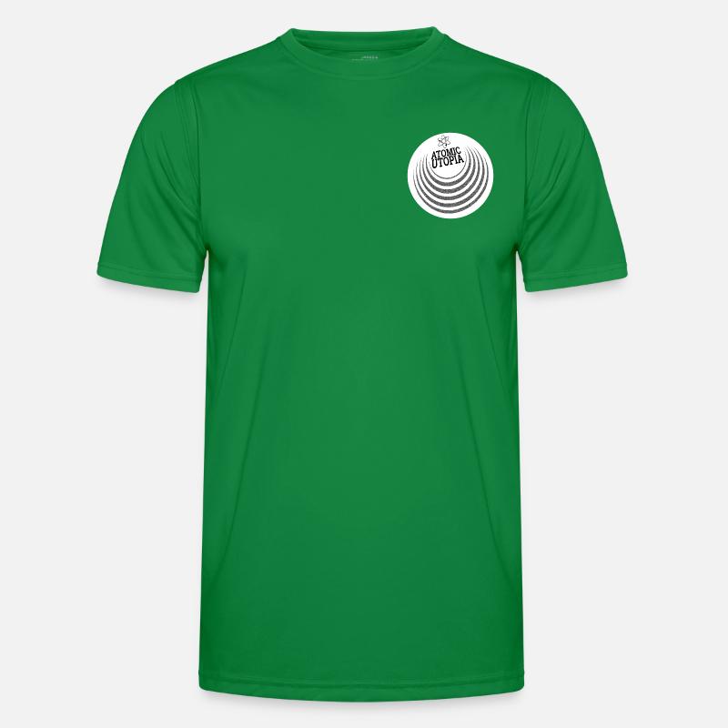 Atomic Utopia - Concentric Orb Men's Functional T-Shirt