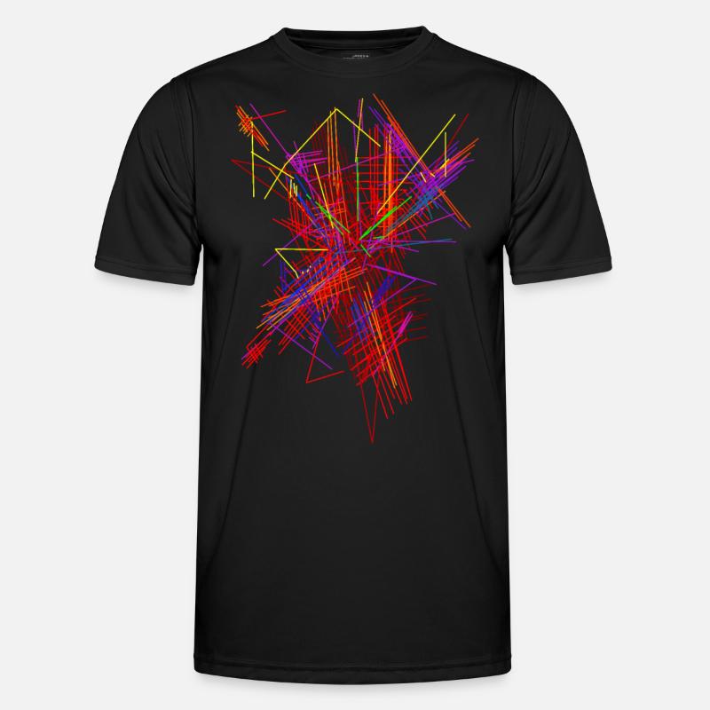 Abstrakt Scifi Funktionsshirt til herrer