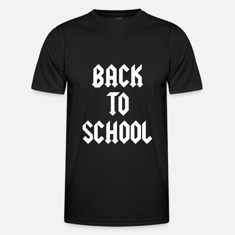 Back To School Schulanfang Schulbeginn - Männer Funktions-T-Shirt - Schwarz
