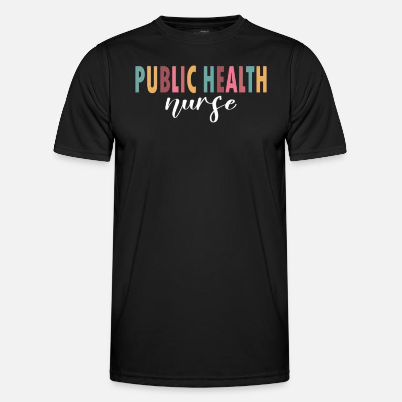 Vie de l’infirmière en public T-shirt sport Homme