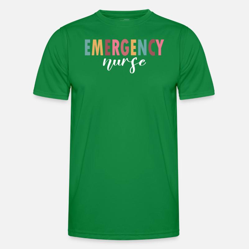 Das Leben einer Notfallkrankenschwester Männer Funktions-T-Shirt