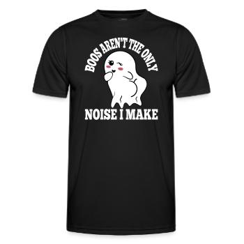 Boos Aren't The Only Noise I Make Witty Playful - Männer Funktions-T-Shirt - Schwarz - Vorne - AI Model Male 178 dark (178cm)