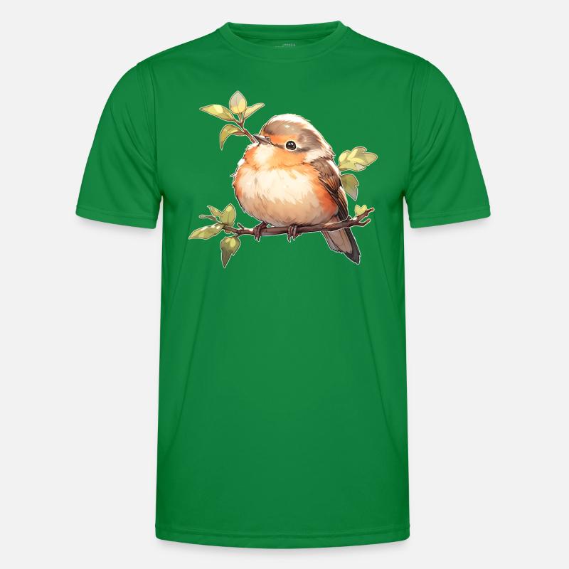 Singvogel Männer Funktions-T-Shirt