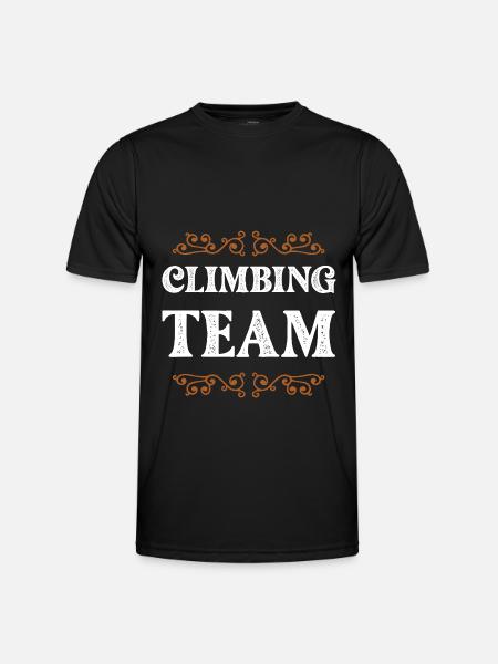 Climbing Crew - Men's Functional T-Shirt - black
