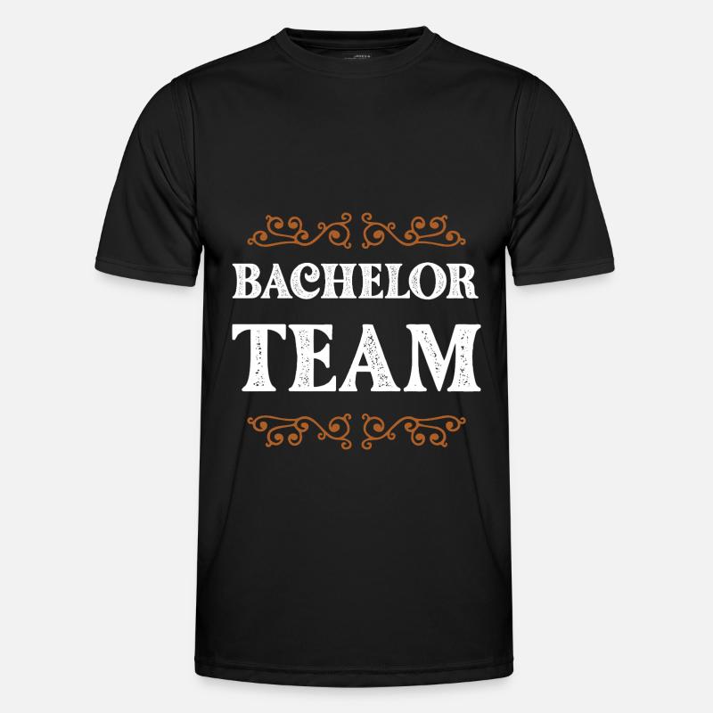 Bachelor Crew - Men's Functional T-Shirt - black