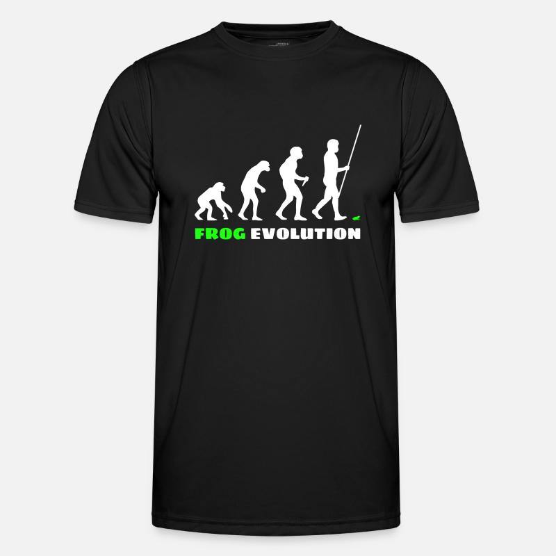 Frog Evolution - Men's Functional T-Shirt - black