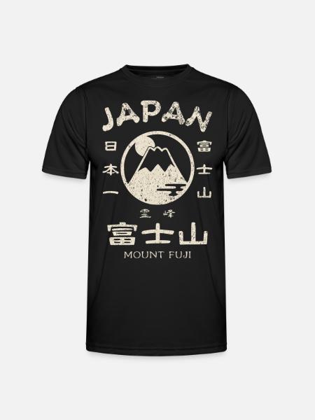 Japan Mount Fuji - Men's Functional T-Shirt - black