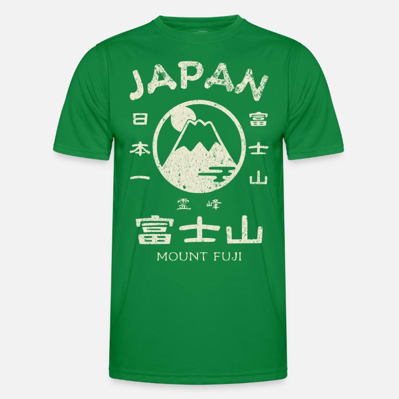 Japan Mount Fuji Männer Funktions-T-Shirt